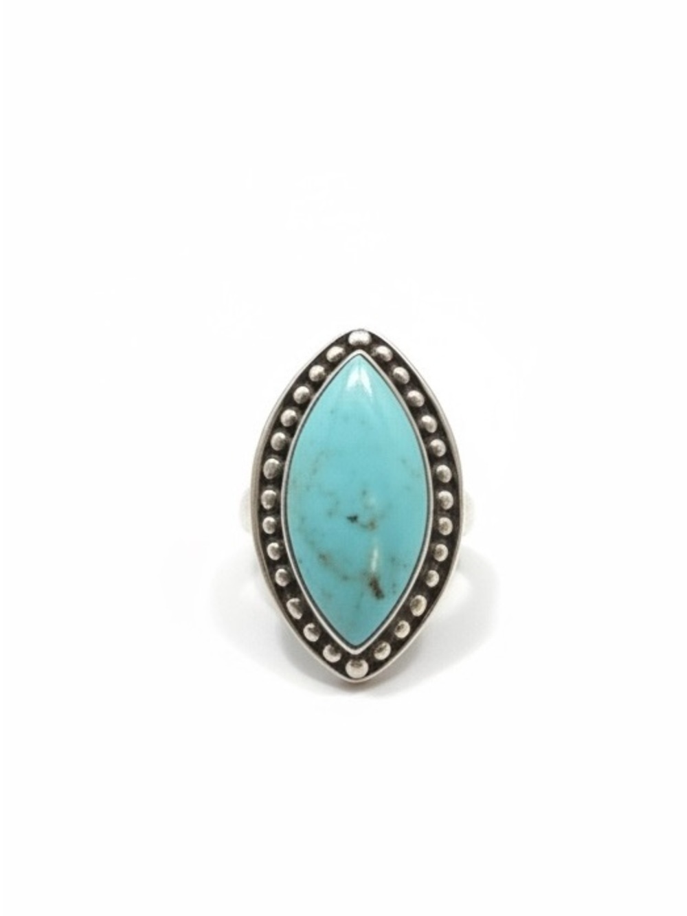 Turquoise Marquise Statement Ring 925